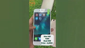 Vivo Y67 || 4/64 || Dual SIM || Fixed Price - 5000 || Call - 9899399930 || SMART BUYER