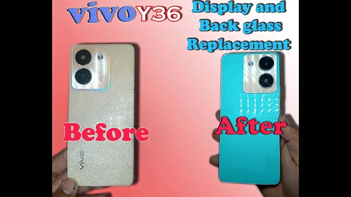 vivo y36 display and back glass replacement