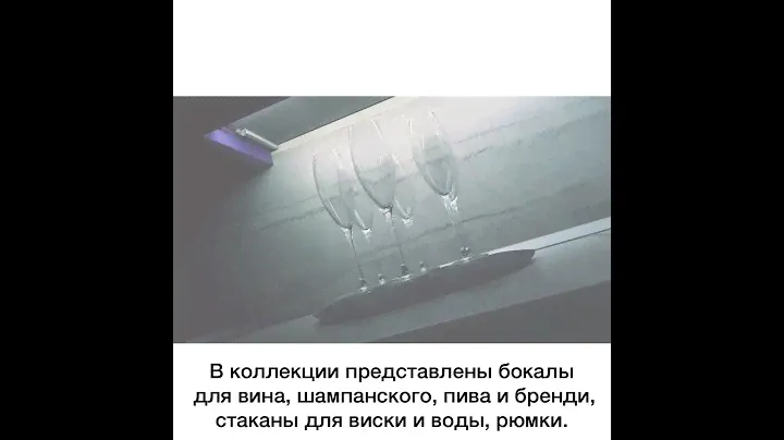 Бокалы для шампанского 290 мл 6 шт «Цецилия/без декора»/088502.