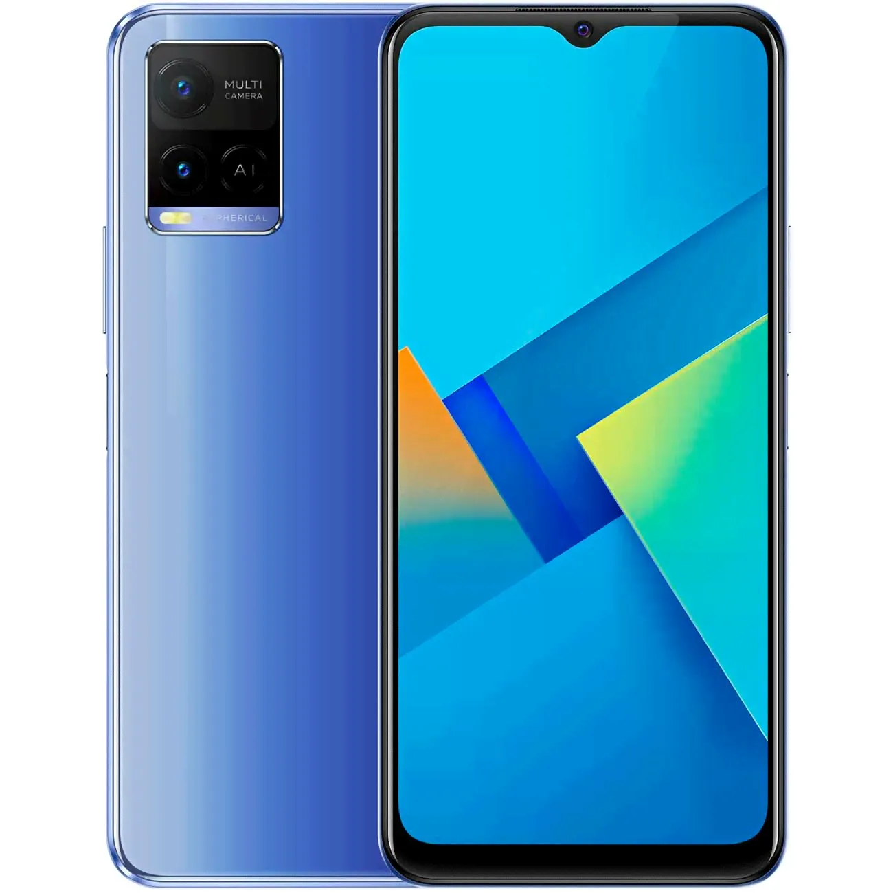 Vivo Смартфон vivo Y21 4/64GB синий металлик мобильные телефоны