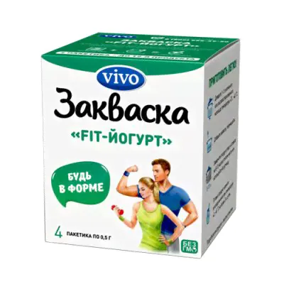 Закваска Fit-Йогурт (4 пакетика по 0.5 гр) «VIVO»