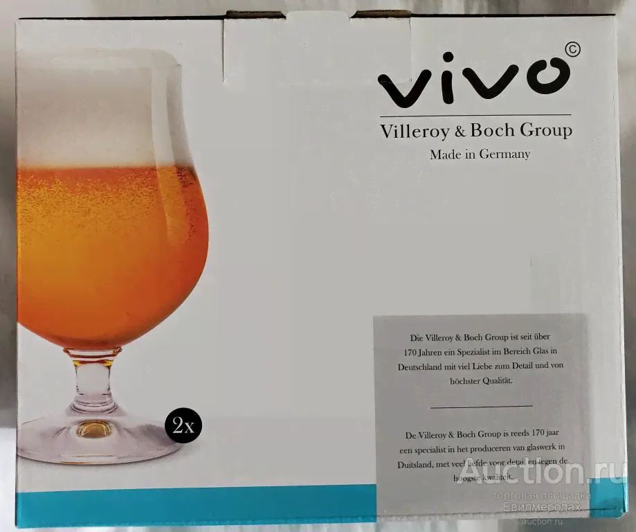 Фужер бокал стакан Vivo Villeroy & Bosch 500 мл для пива воды 2 шт-0