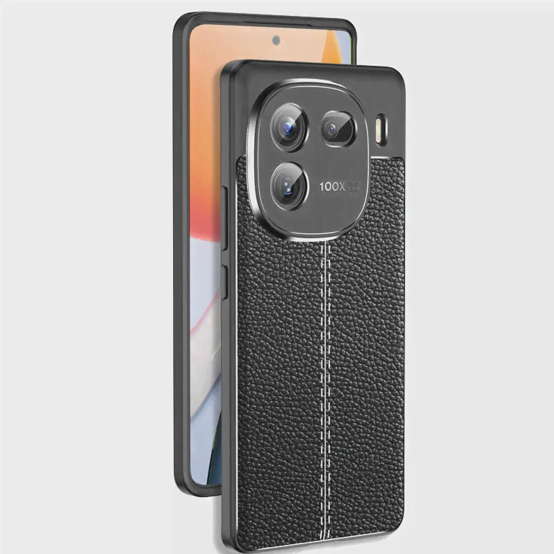 Для Vivo IQOO 12 Pro Чехол Vivo IQOO 12 12 Pro Чехол Противоударный Роскошный TPU Силиконовый Чехол Для телефона в Деловом Стиле Vivo IQOO 12 Pro